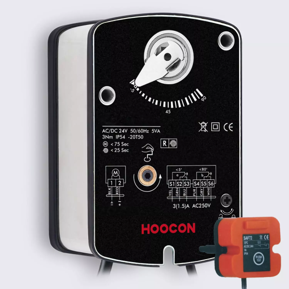 Электропривод Hoocon SA3FU230-DST 3Нм 230В Откр./Закр. SAF72 купить