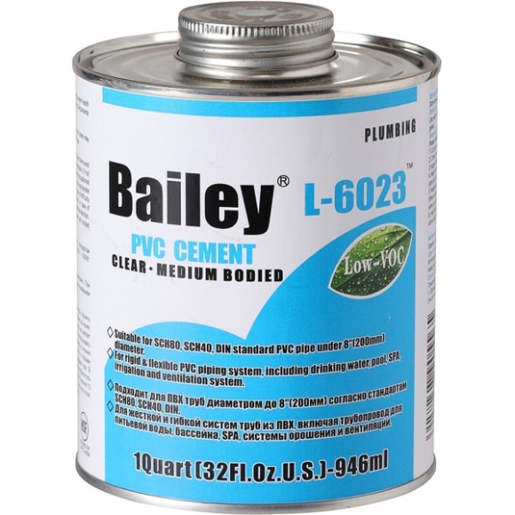 Клей для ПВХ (473 мл.) Bailey купить