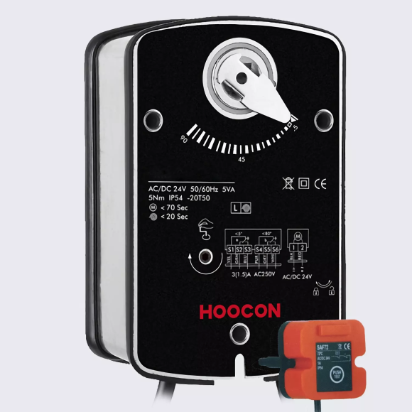 Электропривод Hoocon SA5FU230-DST 5Нм 230В Откр./Закр. SAF72 купить