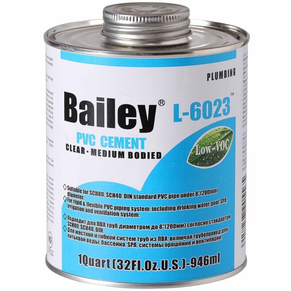 Клей для труб ПВХ Bailey L-6023 купить